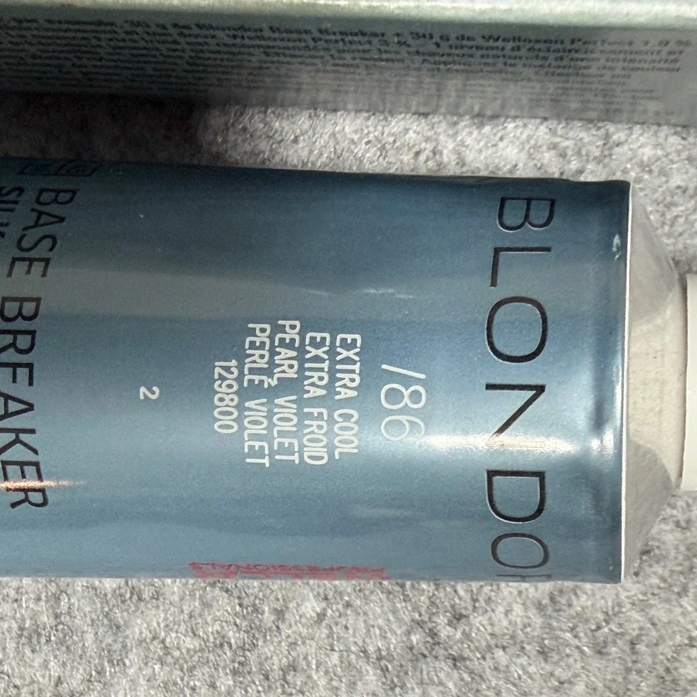 Wella Blondor Base Breaker Extra Cool Pearl Violet /86 Permanent Hair Color 2oz